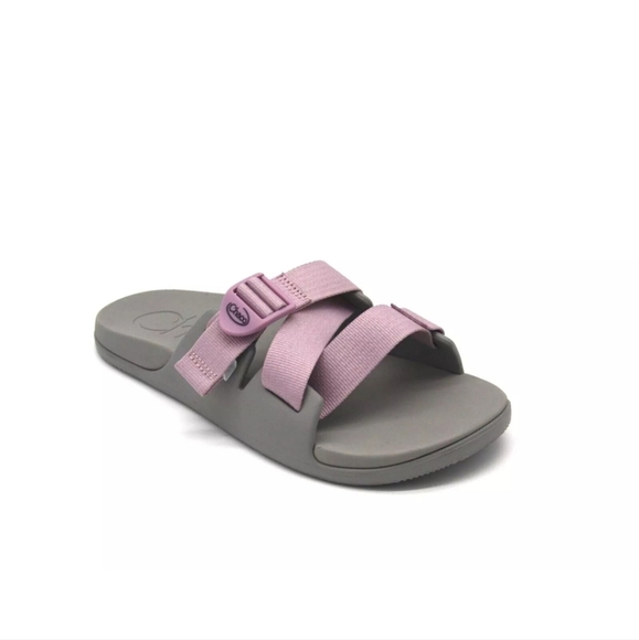 *SOLD* NEW Chaco Chillos Slide Solid Mauve  Womens SANDAL SIZE 8 Slide On - Picture 5 of 8